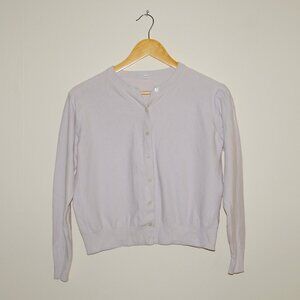 MUJI cropped Spring cardigan